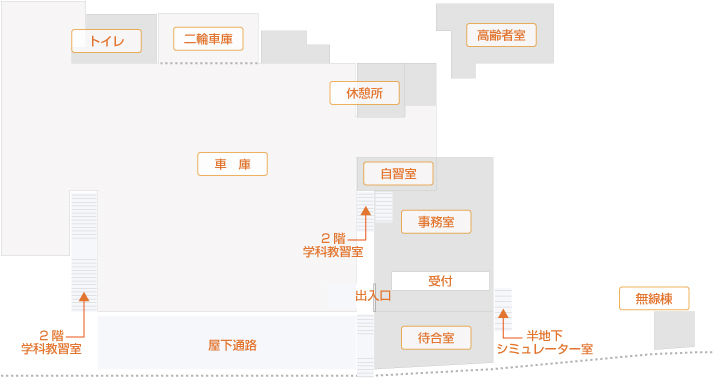１階施設図